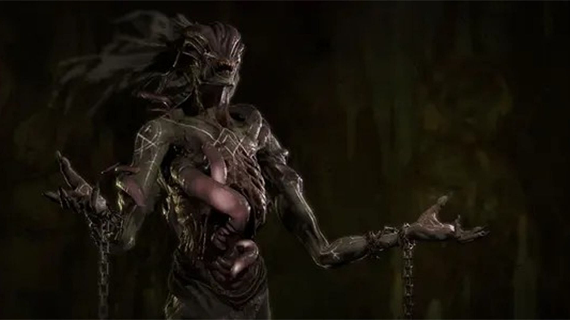 Face Varshan in an epic battle and have a chance to acquire the Balazan's Maxtlatl unique pants in Season 9 (Image via Blizzard Entertainment)
